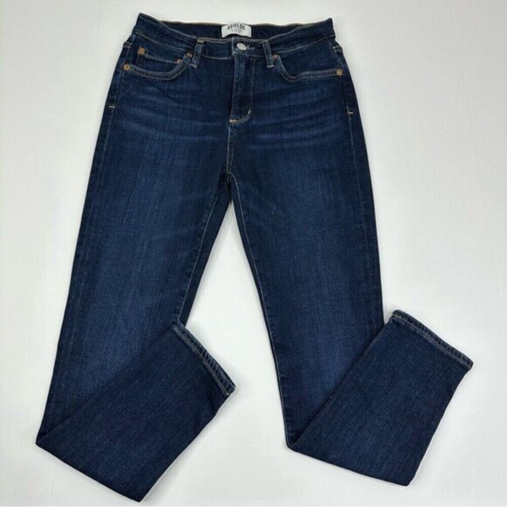 AGOLDE Sophie High Rise Skinny Jeans Dark‎ Blue Indigo Womens Size 26